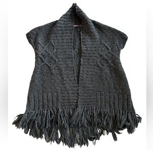 Calypso St. Barth open gray cardigan sweater